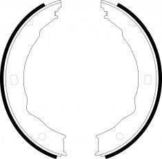 NIBK, Brake Shoes, 4241J2, FN0565, PEUGEOT