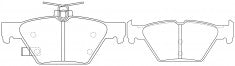 ผ้าเบรค, NIBK, D1808-9043, PN7804, FMSI (018744)