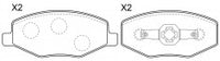 NIBK, Brake Pad, S21-6GN3501080, PN0881, Chery