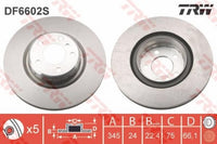 Rotor Disc, TRW, 34 20 6 797 605, DF6602S, BMW (071336)