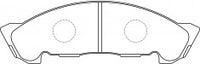 ผ้าเบรค NIBK, A-429WK, PN4384, AKEBONO (017610)