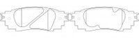 NIBK, Brake Pad, D1879-9107, PN1854, FMSI