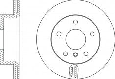 Rotor Disc, NIBK, 34116764021, RN1397V, BMW (010001)