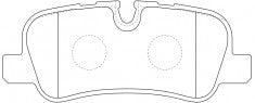 ผ้าเบรค NIBK DB1781 PN0485 BENDIX AUS (017744)