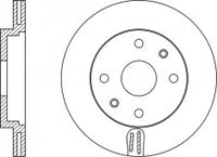 จานโรเตอร์, NIBK, 562121B, RN1124V, BENDIX (017153)