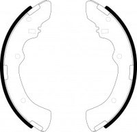 NIBK, Brake Shoes, MB895258, FN6721, MITSUBISHI