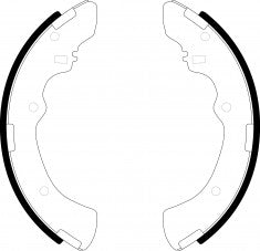 NIBK, Brake Shoes, MB895258, FN6721, MITSUBISHI
