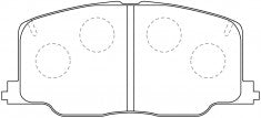 NIBK, Brake Pad, A-236K, PN1281, AKEBONO