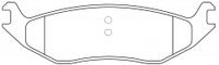 NIBK, Brake Pad, 05080 563AB, PN0705, CHRYSLER