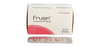 Furosemide BP 40 มก. , Frusin, แท็บเล็ต, Furosemide, 40 มก., 10 x 10's (2010AA9428)