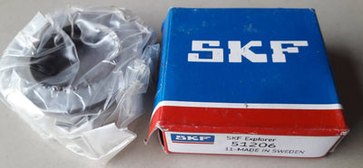 ตลับลูกปืนกันรุน, SKF, 51206, (029237)
