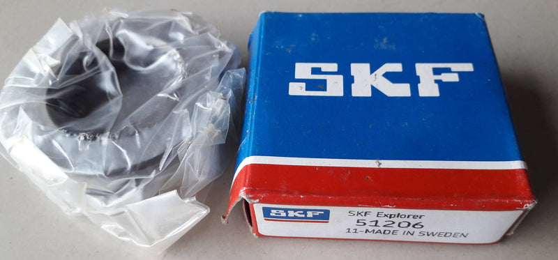 ตลับลูกปืนกันรุน, SKF, 51206, (029237)