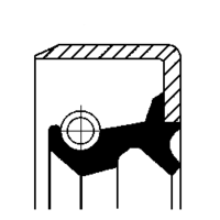 Shaft Seal, crankshaft, CORTECO, OEM 95496879, Article number 2 0 0 3 4 7 4 3 B, PEUGEOT (110632)