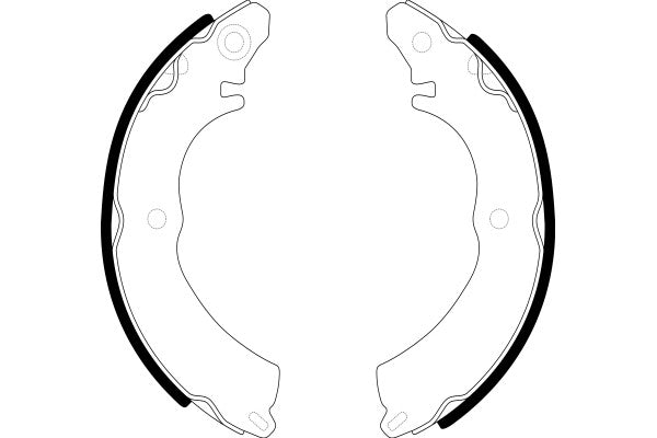 NEW STAR Brake Shoes, Nissan Clipper Rear Shoe, K6729
