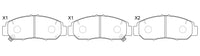 WIN WORLD Brake Pad Graphite, D5100, D5113, D5122, 45022-SZ3-A00, for Honda CR-V