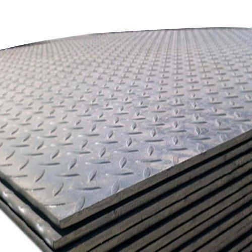 MS Checkered သံမဏိပြား/ကြမ်းပြင်ပြား ၊ အနံ 1219x2438x အထူ 3x 0 (69.96 KG/PCS) WISCO (013975)