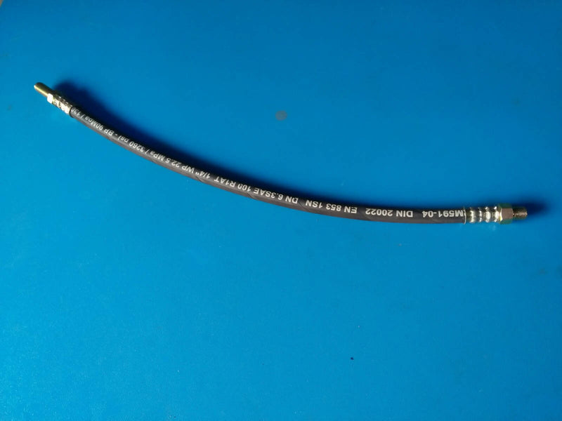 Cluth Hose စည်းဝေးပွဲ- (13011-14-04) x (10811L-12-04) ZMTE၊ 18" အရှည် (003250) Assy ပါသော 1/4"xR1 Hose