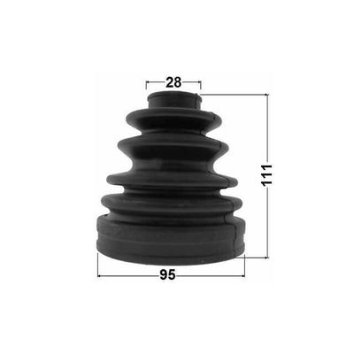 D&W Drive Shaft Boot 04428-35010 FB-2151 TOYOTA HIACE OUTER FRONT