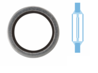 Seal Ring, oil drain plug, CORTECO, OEM 6 52 543, Article number 0 0 5 5 0 3 S, OPEL (102744)