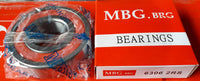 ตลับลูกปืนเม็ดกลมร่องลึก MBG 6306 2RS (028711)