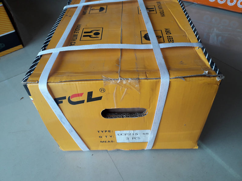 FCL UCP215-48 Pillow Block Bearing | 3 inch Shaft | 266mm x 82mm x 163mm