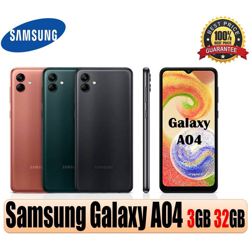 Samsung Galaxy A04S ( 4GB/64GB) | A04 (3GB/32GB) | (4GB/64GB) | ใหม่เอี่ยม | แบตเตอรี่ 5,000mAh จัดส่งรวดเร็ว