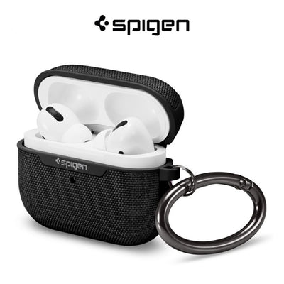 Spigen AirPods Pro case သည် မြို့ပြနှင့် ကိုက်ညီသော ကြိုးမဲ့နားကြပ် ကာဗာတွင် သက်တောင့်သက်သာ ဆုပ်ကိုင်ထားပြီး အခြစ်ရာကင်းသော ကာဗာ
