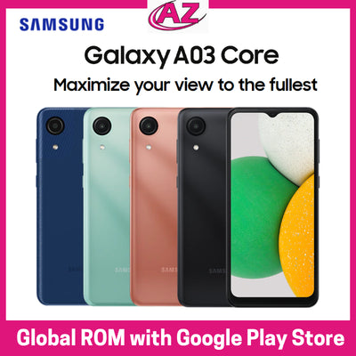 Samsung Galaxy A03 Core (2GB+32GB) | 6.5-Inch Infinity V-Display | 5000mAh | ပြည်တွင်းရောင်းချသူ အာမခံ