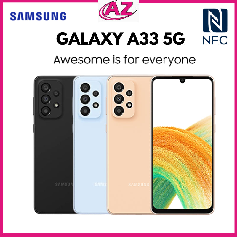 Samsung Galaxy A33 5G (NFC) 8GB/128GB | Super AMOLED | IP67 Water Resistant | Local Seller Warranty | Galaxy A31