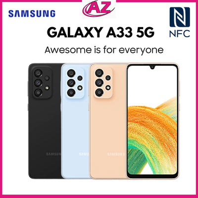 Samsung Galaxy A33 5G (NFC) 8GB/128GB | Super AMOLED | IP67 Water Resistant | ပြည်တွင်းရောင်းချသူ အာမခံ | Galaxy A31