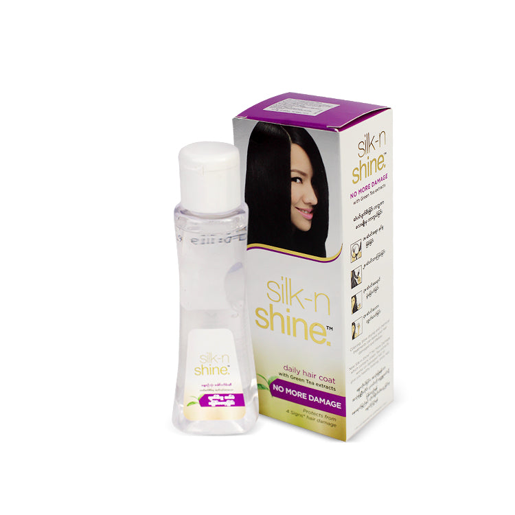 Silk n Shine daily hair coat with Green tea extracts (no more damage )50ml purple