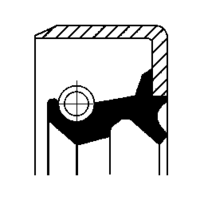 Shaft Seal, differential, CORTECO, OEM RE520035, Article number 1 9 0 3 5 5 3 3 B, JOHN DEERE (109584)