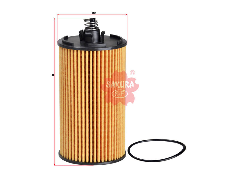 SAKURA,, Oil Filter (Element), 1#25195785, EO-65150, CHEVROLET